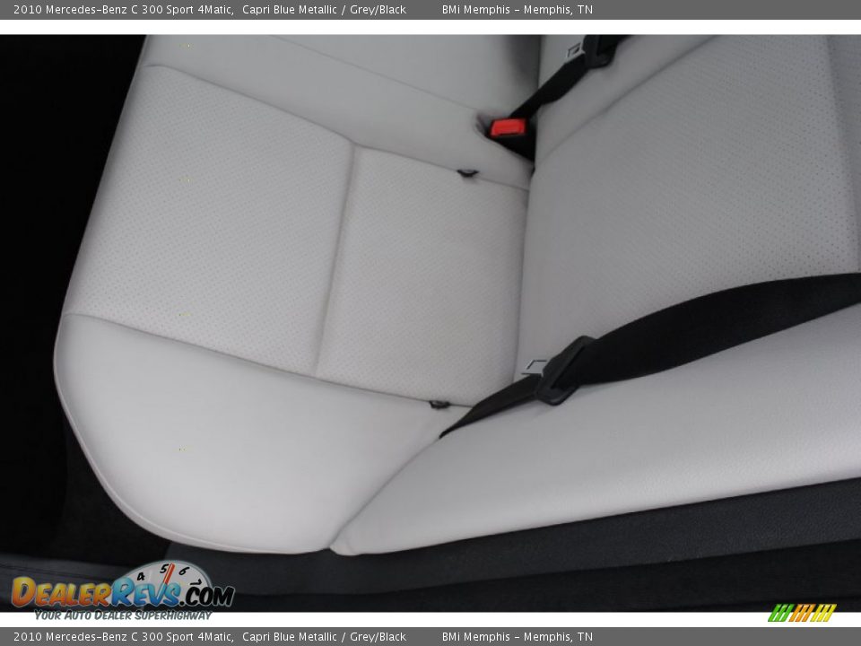 2010 Mercedes-Benz C 300 Sport 4Matic Capri Blue Metallic / Grey/Black Photo #18