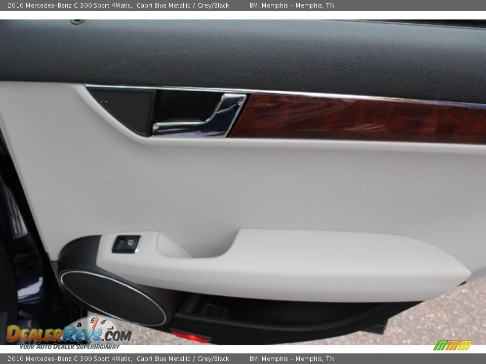 2010 Mercedes-Benz C 300 Sport 4Matic Capri Blue Metallic / Grey/Black Photo #19