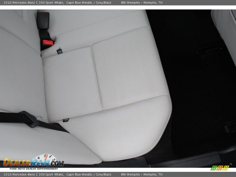 2010 Mercedes-Benz C 300 Sport 4Matic Capri Blue Metallic / Grey/Black Photo #20