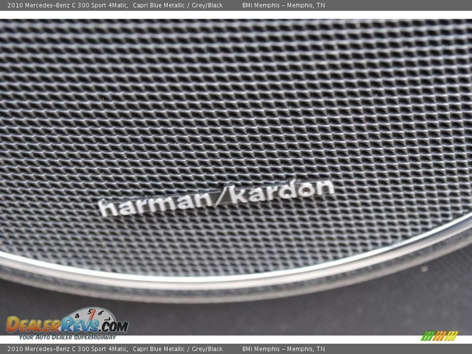 2010 Mercedes-Benz C 300 Sport 4Matic Capri Blue Metallic / Grey/Black Photo #25