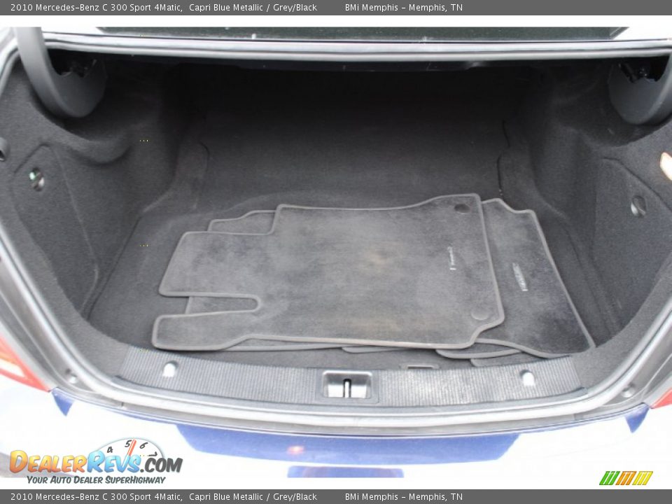 2010 Mercedes-Benz C 300 Sport 4Matic Capri Blue Metallic / Grey/Black Photo #27