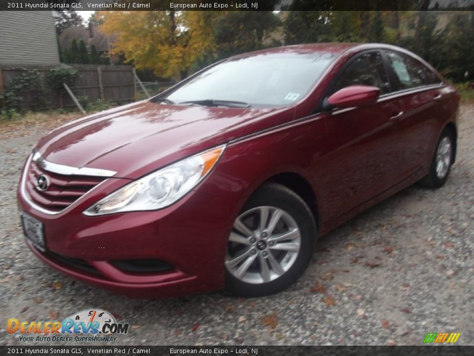 2011 Hyundai Sonata GLS Venetian Red / Camel Photo #1