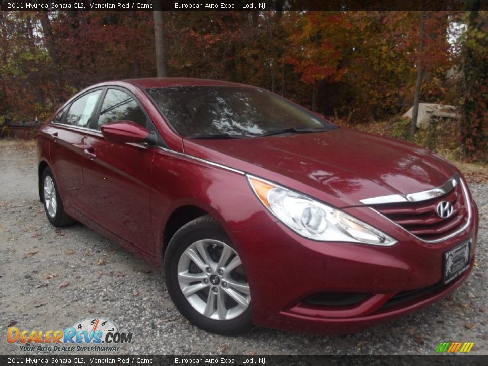 2011 Hyundai Sonata GLS Venetian Red / Camel Photo #2