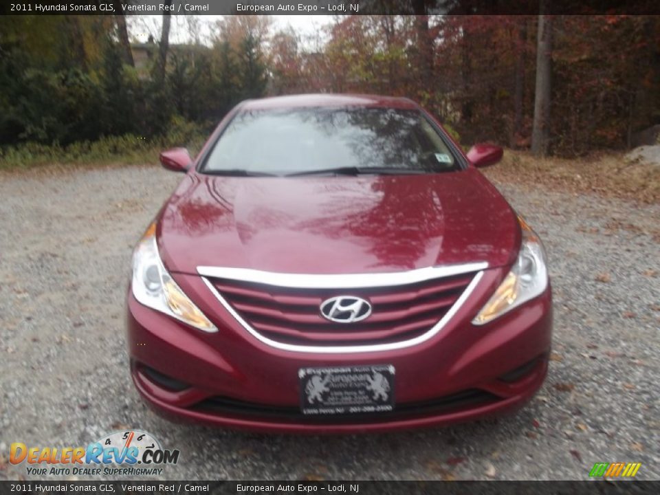 2011 Hyundai Sonata GLS Venetian Red / Camel Photo #7