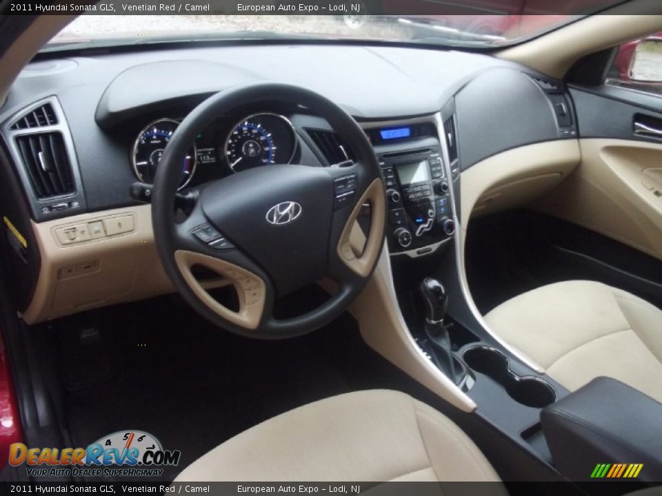 2011 Hyundai Sonata GLS Venetian Red / Camel Photo #8