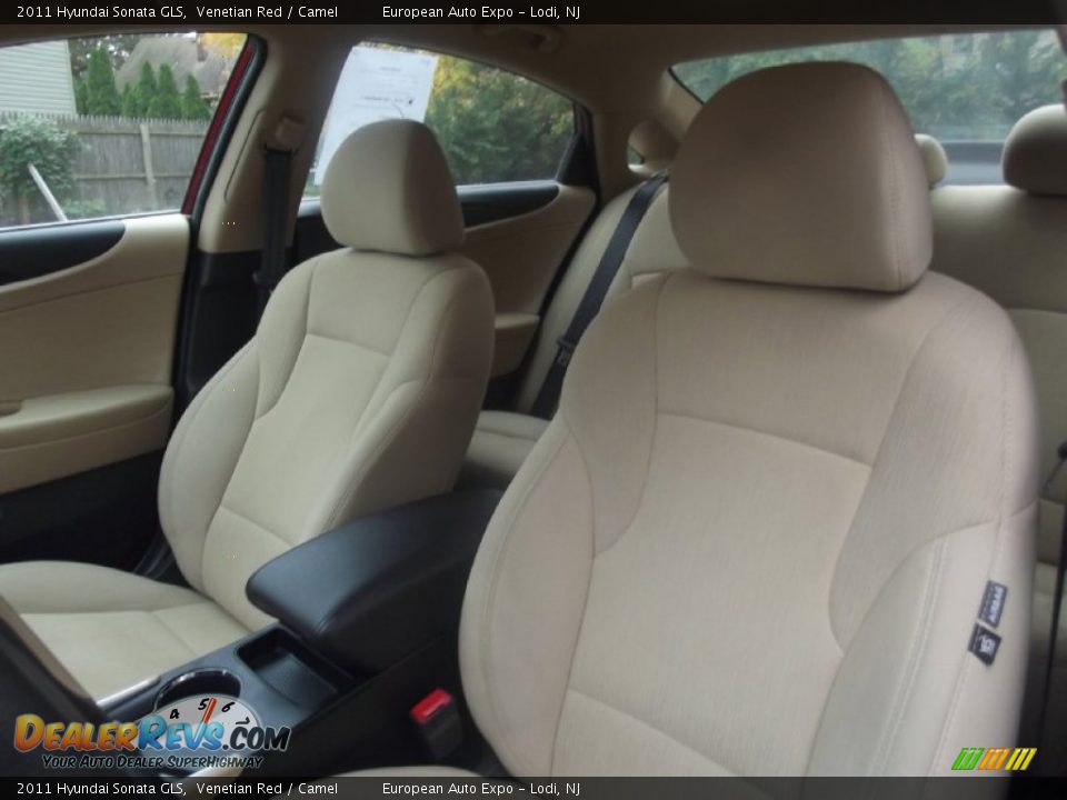 2011 Hyundai Sonata GLS Venetian Red / Camel Photo #9