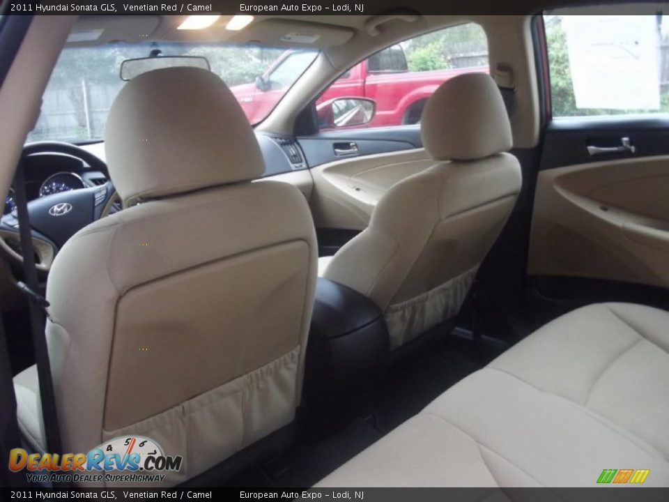 2011 Hyundai Sonata GLS Venetian Red / Camel Photo #10