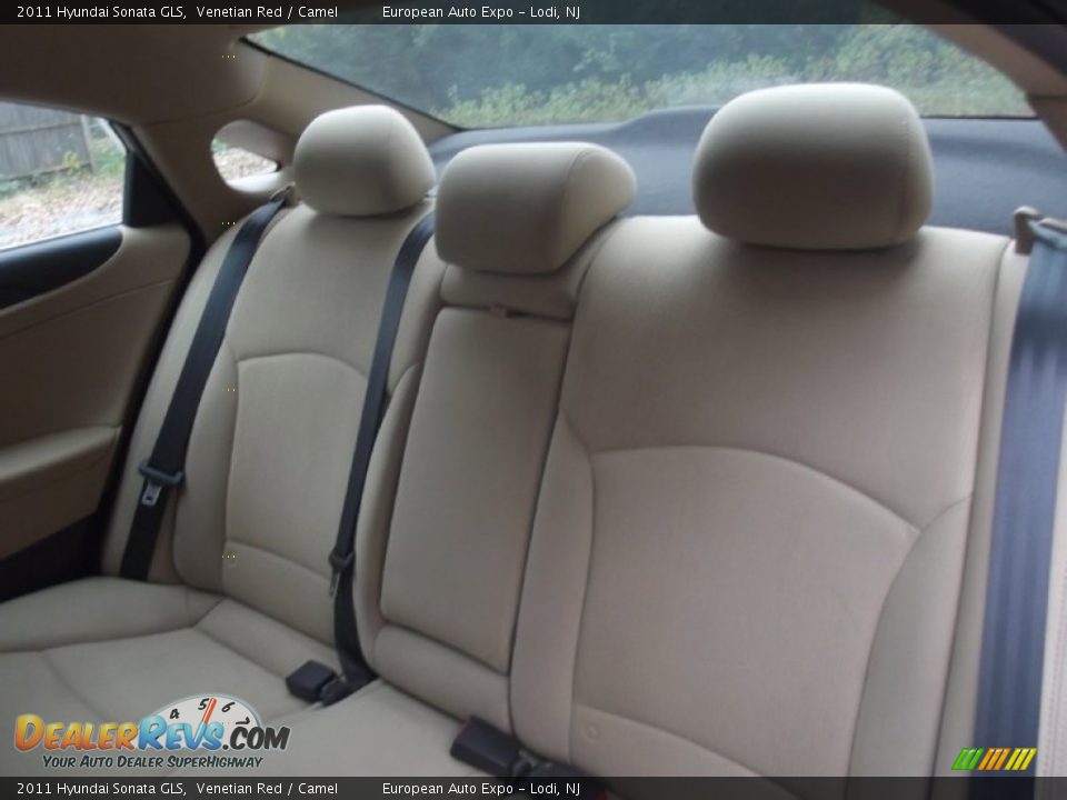 2011 Hyundai Sonata GLS Venetian Red / Camel Photo #11