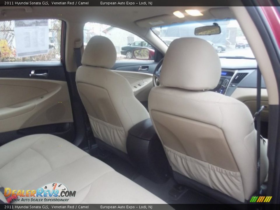 2011 Hyundai Sonata GLS Venetian Red / Camel Photo #12