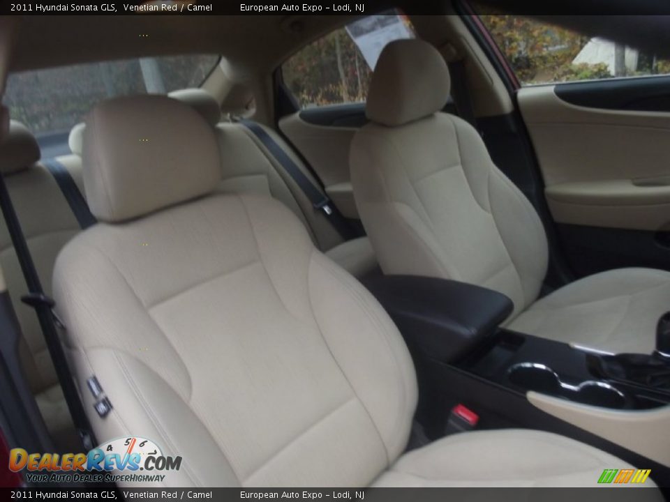 2011 Hyundai Sonata GLS Venetian Red / Camel Photo #15
