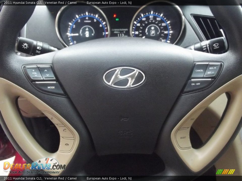 2011 Hyundai Sonata GLS Venetian Red / Camel Photo #19
