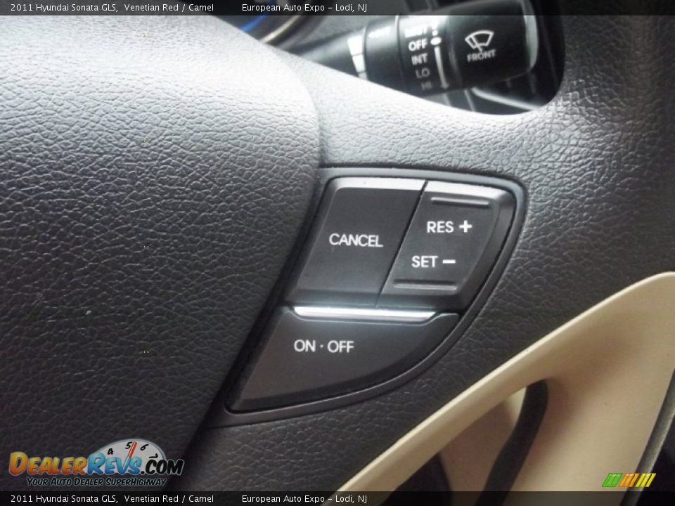 2011 Hyundai Sonata GLS Venetian Red / Camel Photo #20
