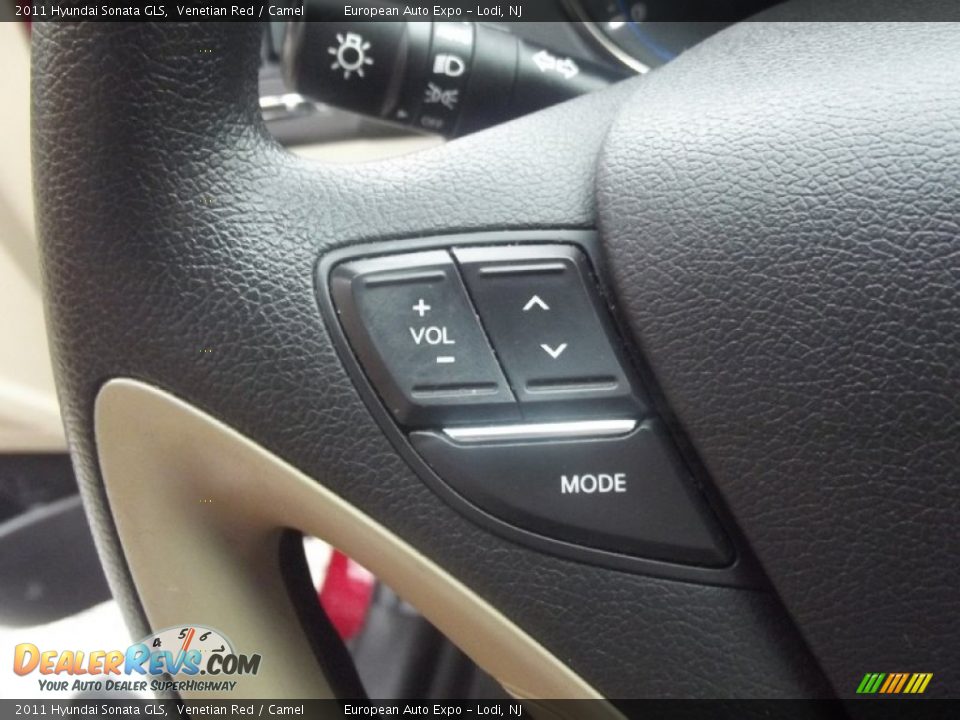 2011 Hyundai Sonata GLS Venetian Red / Camel Photo #21