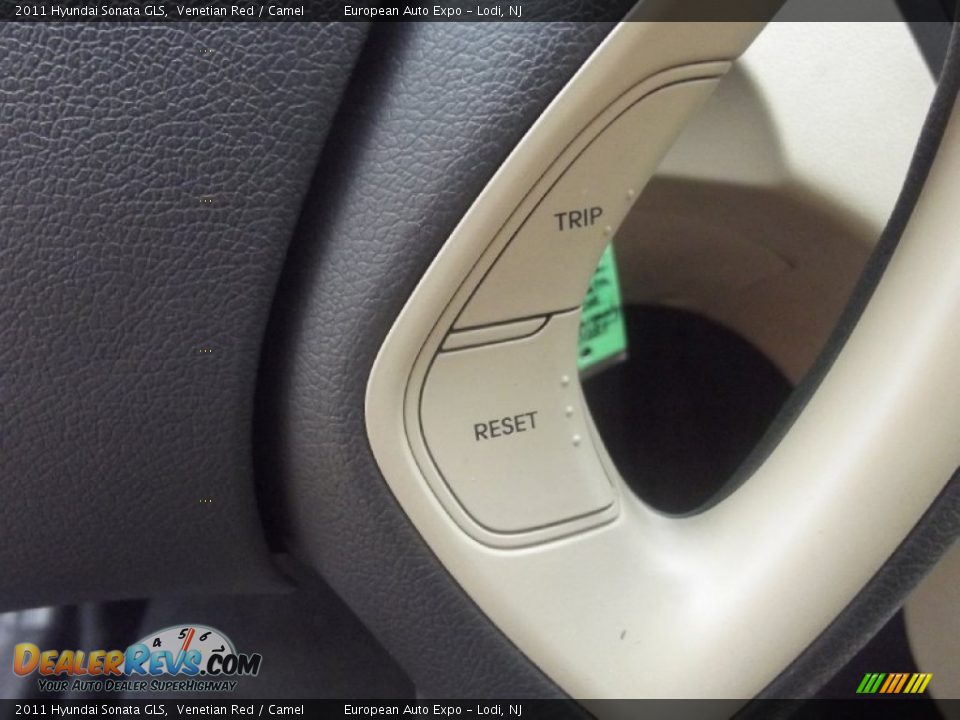 2011 Hyundai Sonata GLS Venetian Red / Camel Photo #22