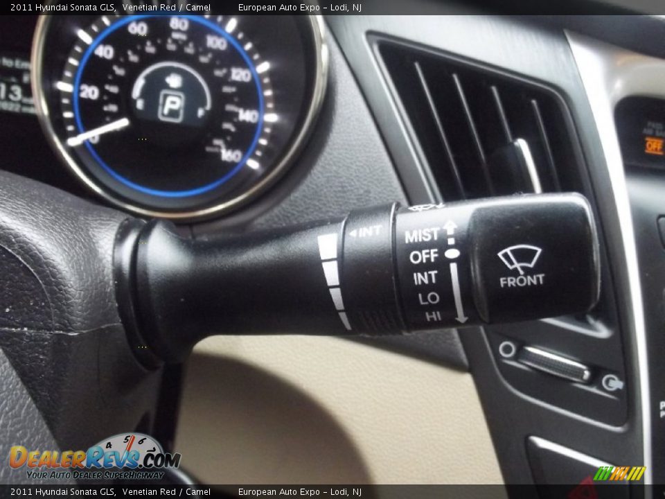 2011 Hyundai Sonata GLS Venetian Red / Camel Photo #24