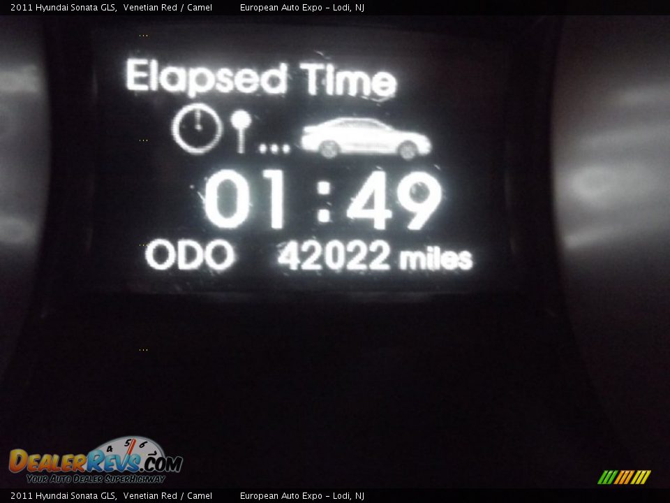 2011 Hyundai Sonata GLS Venetian Red / Camel Photo #27