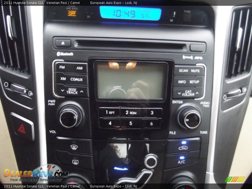 2011 Hyundai Sonata GLS Venetian Red / Camel Photo #28