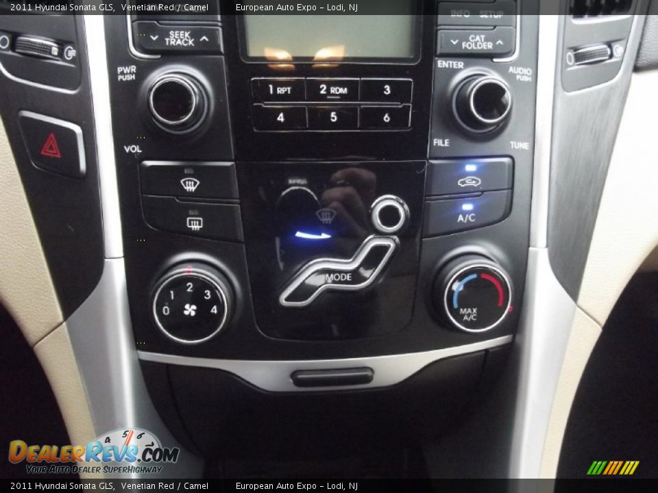 2011 Hyundai Sonata GLS Venetian Red / Camel Photo #29