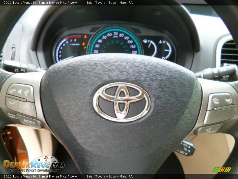 2011 Toyota Venza I4 Sunset Bronze Mica / Ivory Photo #18