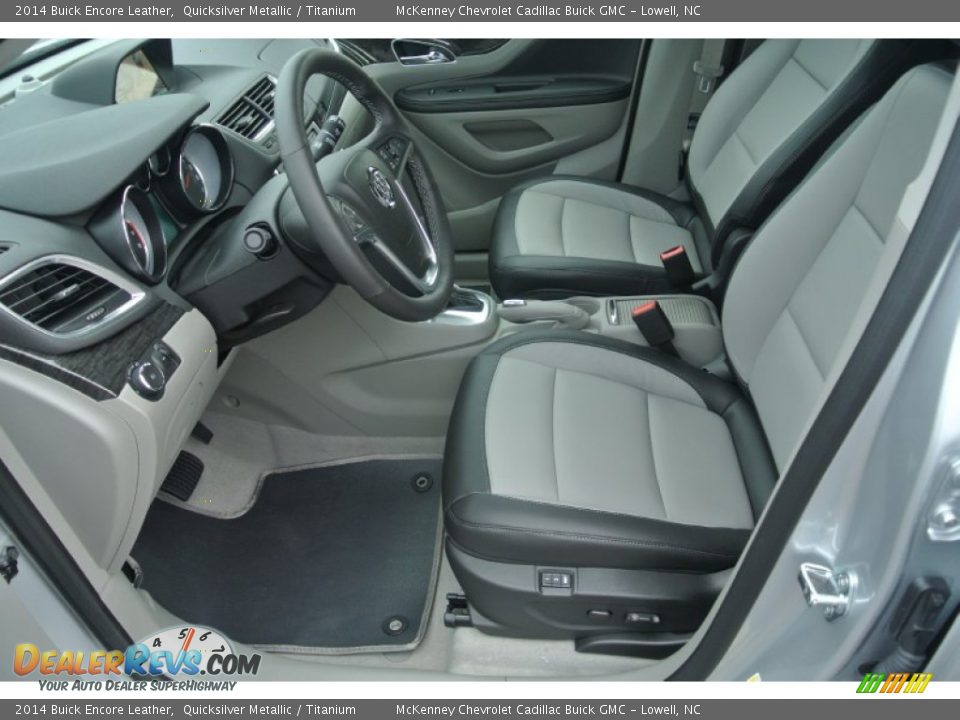 Front Seat of 2014 Buick Encore Leather Photo #8