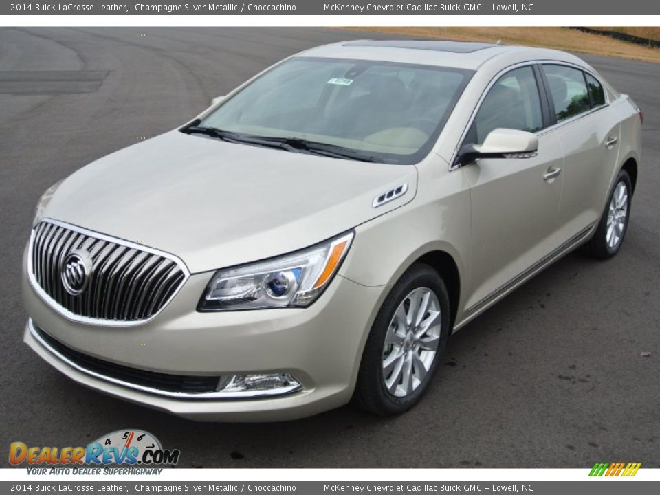 2014 Buick LaCrosse Leather Champagne Silver Metallic / Choccachino Photo #2