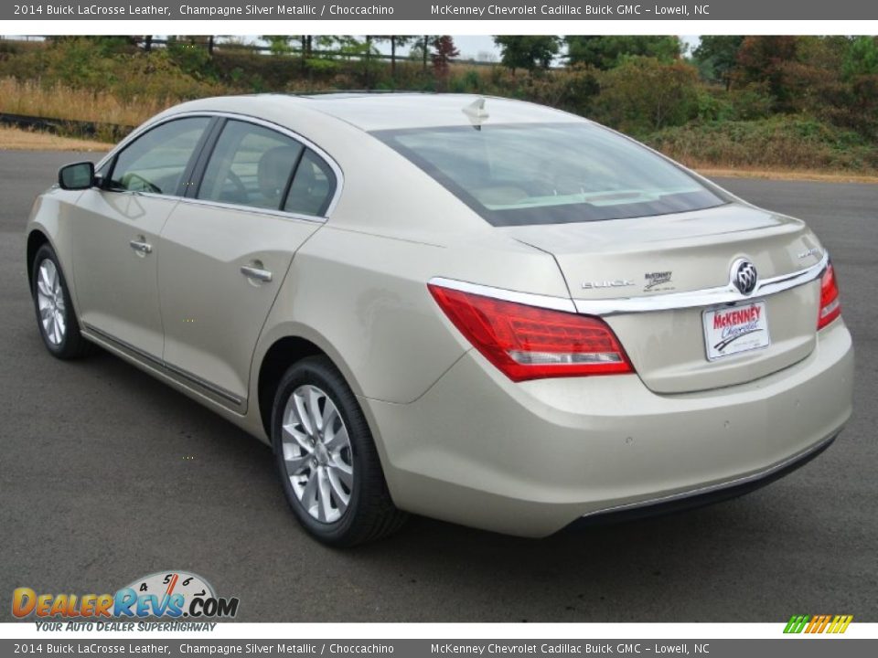 2014 Buick LaCrosse Leather Champagne Silver Metallic / Choccachino Photo #4