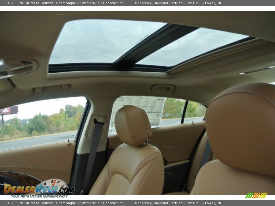 2014 Buick LaCrosse Leather Champagne Silver Metallic / Choccachino Photo #10