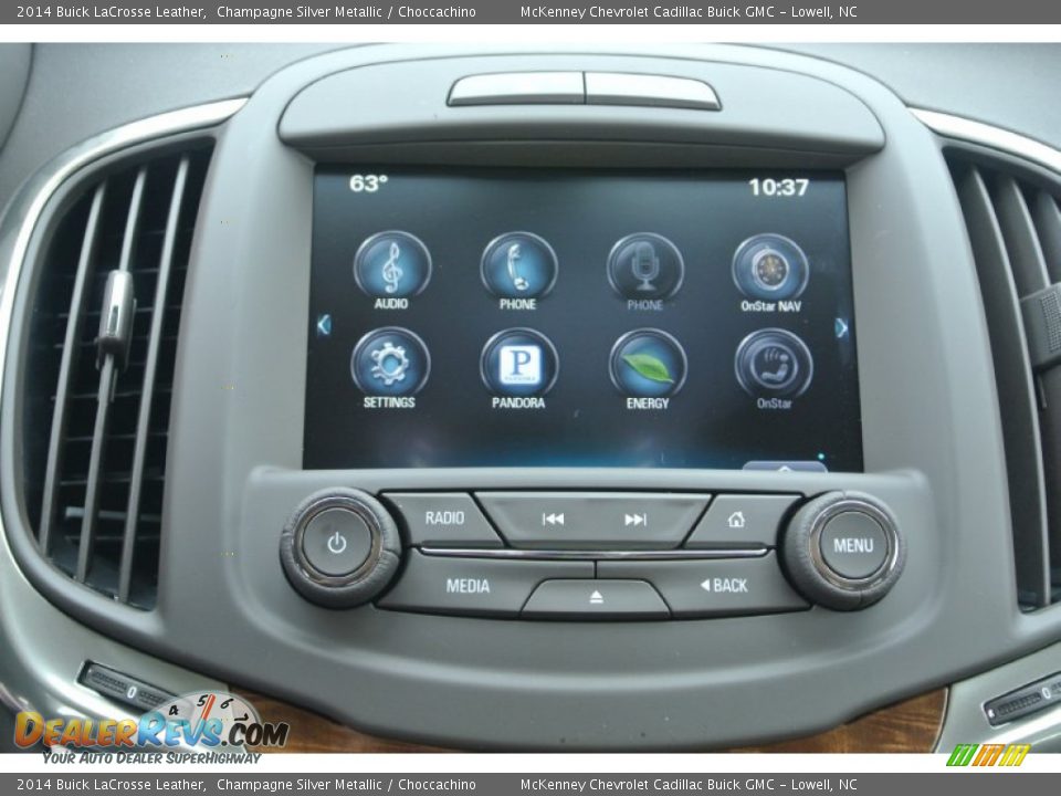 2014 Buick LaCrosse Leather Champagne Silver Metallic / Choccachino Photo #13