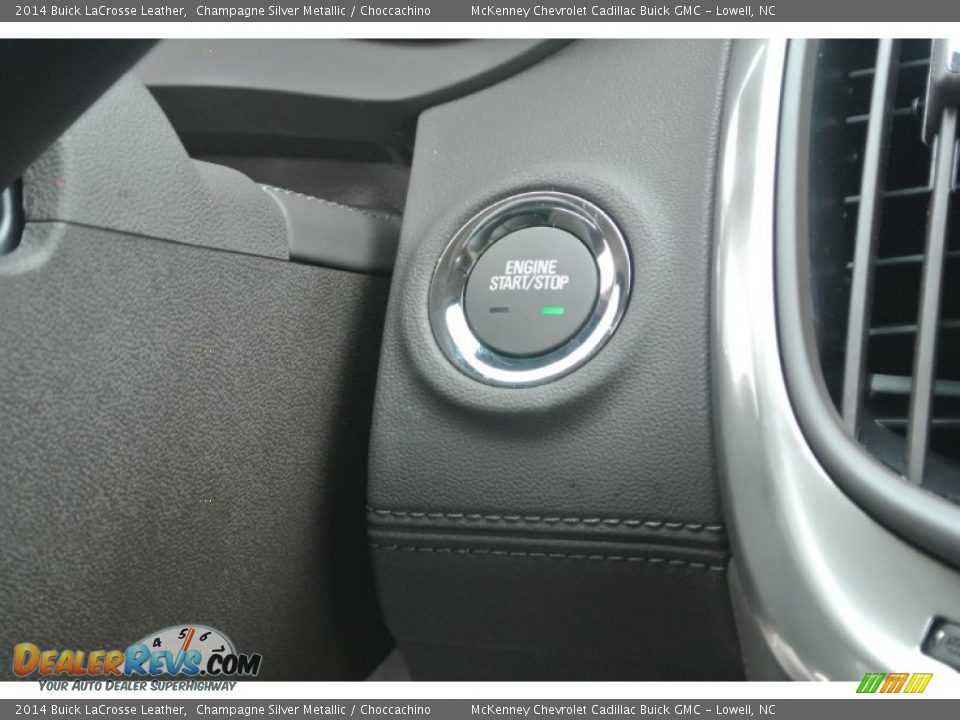 2014 Buick LaCrosse Leather Champagne Silver Metallic / Choccachino Photo #14
