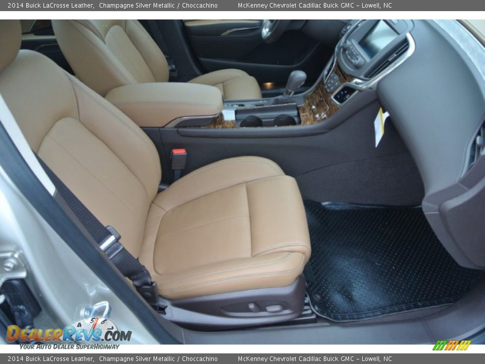 2014 Buick LaCrosse Leather Champagne Silver Metallic / Choccachino Photo #20