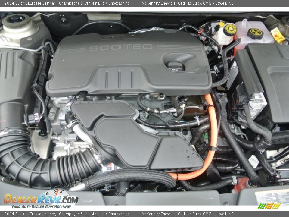 2014 Buick LaCrosse Leather Champagne Silver Metallic / Choccachino Photo #23