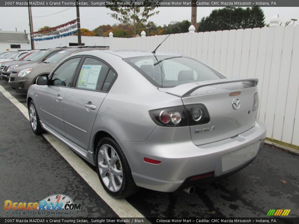2007 Mazda MAZDA3 s Grand Touring Sedan Sunlight Silver Metallic / Black Photo #4