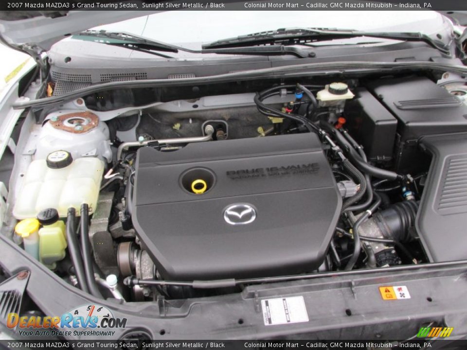 2007 Mazda MAZDA3 s Grand Touring Sedan Sunlight Silver Metallic / Black Photo #9
