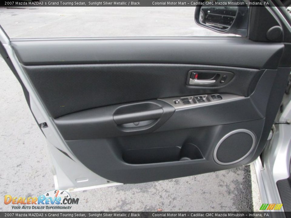 2007 Mazda MAZDA3 s Grand Touring Sedan Sunlight Silver Metallic / Black Photo #10