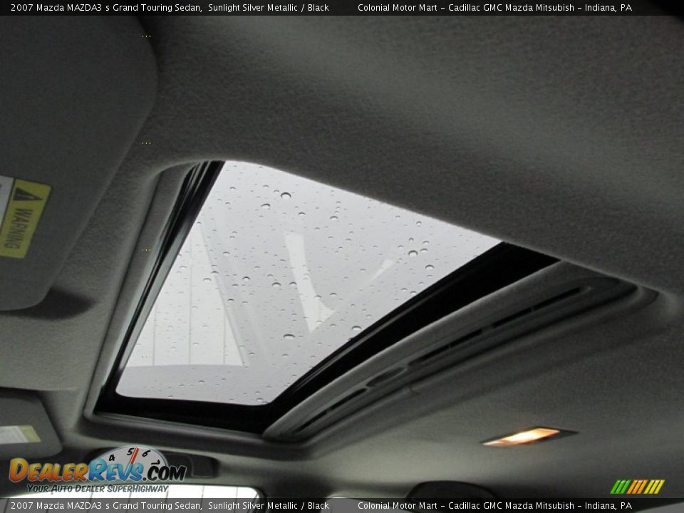 2007 Mazda MAZDA3 s Grand Touring Sedan Sunlight Silver Metallic / Black Photo #11