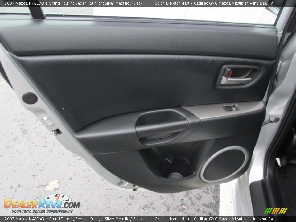 2007 Mazda MAZDA3 s Grand Touring Sedan Sunlight Silver Metallic / Black Photo #14