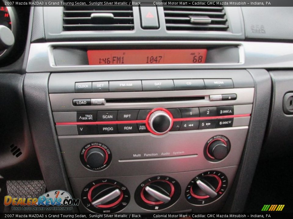 2007 Mazda MAZDA3 s Grand Touring Sedan Sunlight Silver Metallic / Black Photo #16