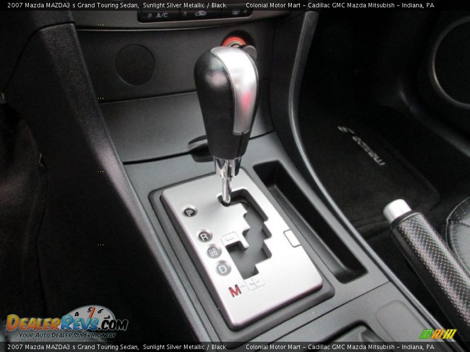 2007 Mazda MAZDA3 s Grand Touring Sedan Sunlight Silver Metallic / Black Photo #17
