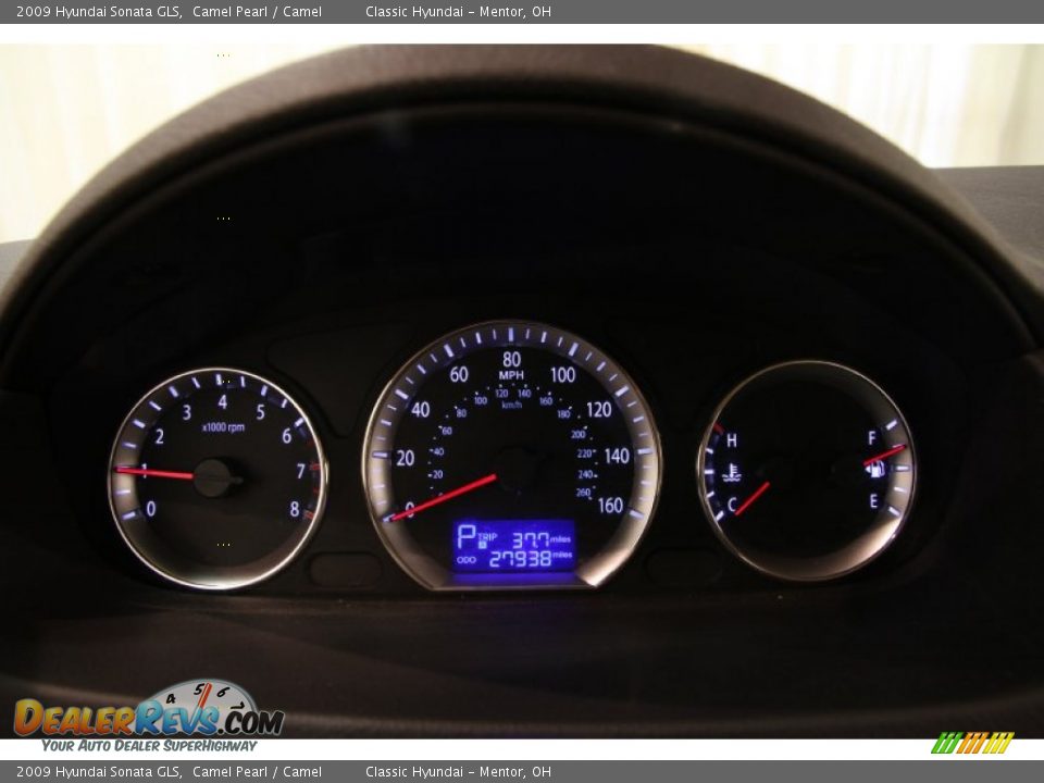 2009 Hyundai Sonata GLS Camel Pearl / Camel Photo #7