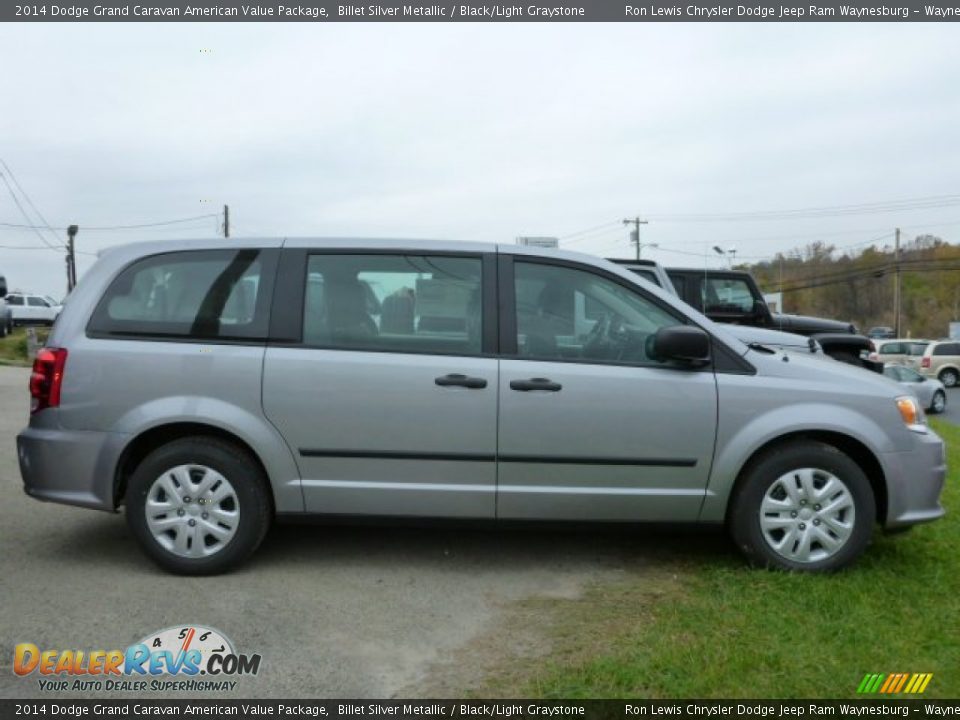 2014 Dodge Grand Caravan American Value Package Billet Silver Metallic / Black/Light Graystone Photo #3