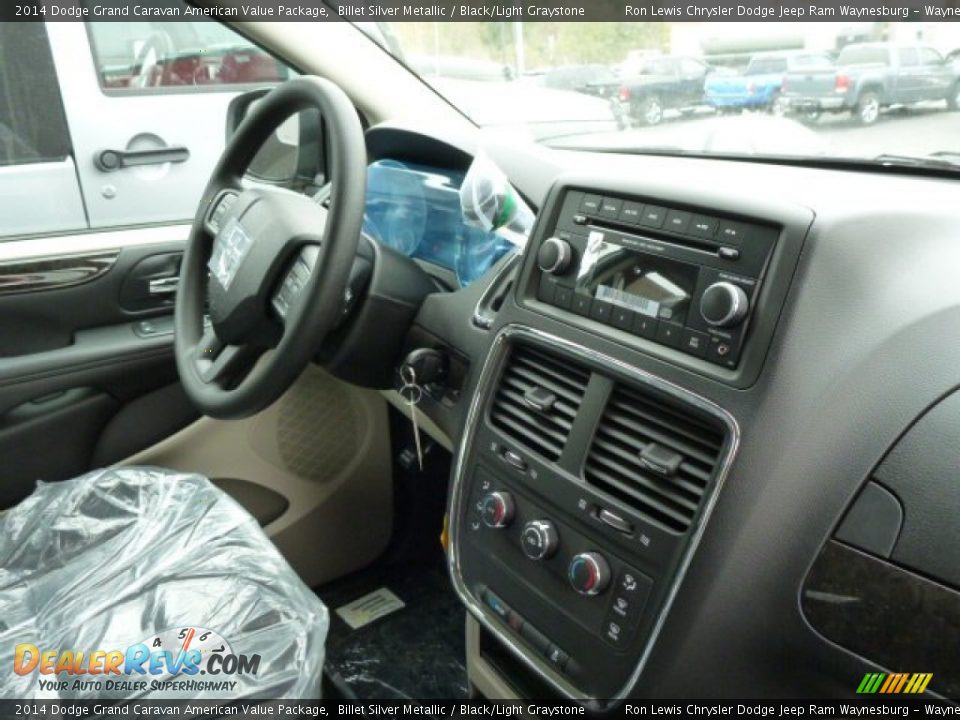 2014 Dodge Grand Caravan American Value Package Billet Silver Metallic / Black/Light Graystone Photo #4