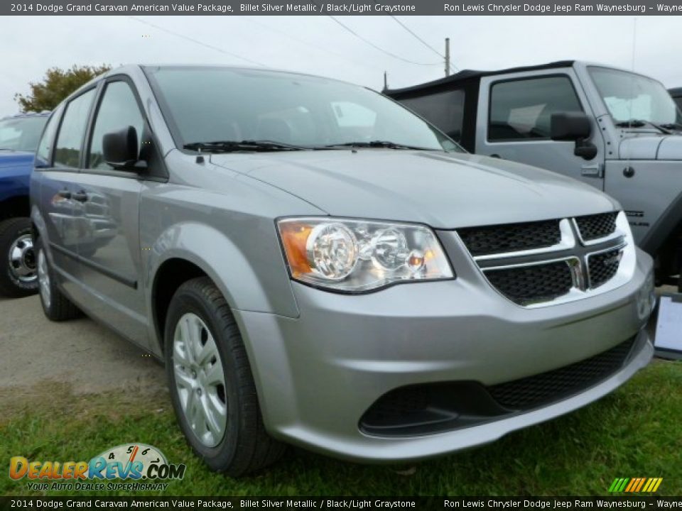 2014 Dodge Grand Caravan American Value Package Billet Silver Metallic / Black/Light Graystone Photo #8