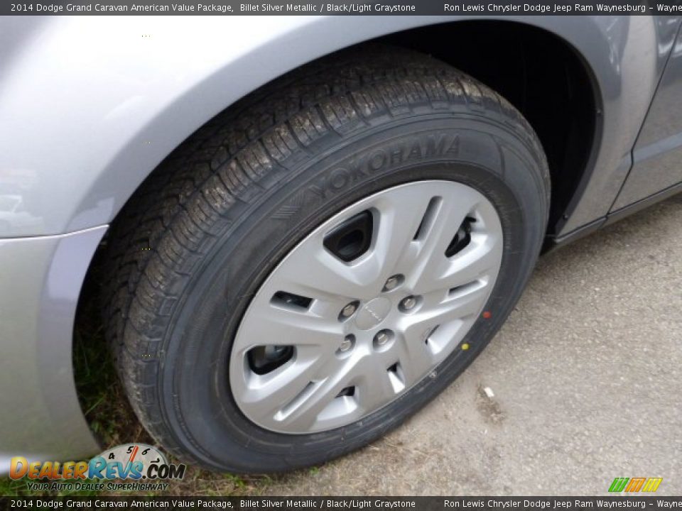 2014 Dodge Grand Caravan American Value Package Billet Silver Metallic / Black/Light Graystone Photo #10