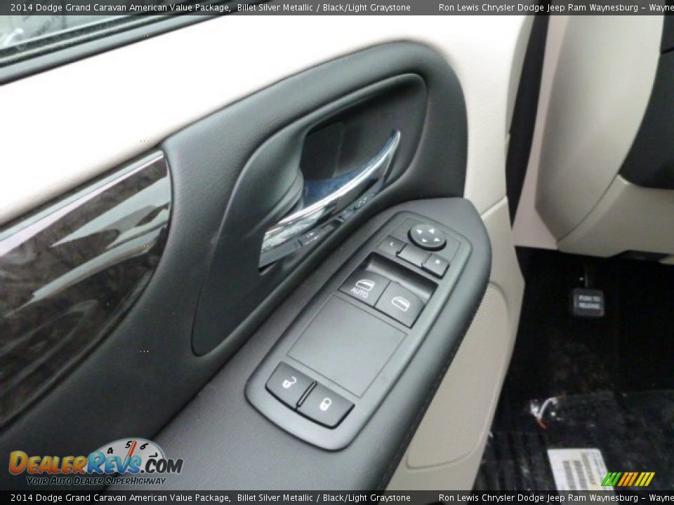 2014 Dodge Grand Caravan American Value Package Billet Silver Metallic / Black/Light Graystone Photo #15