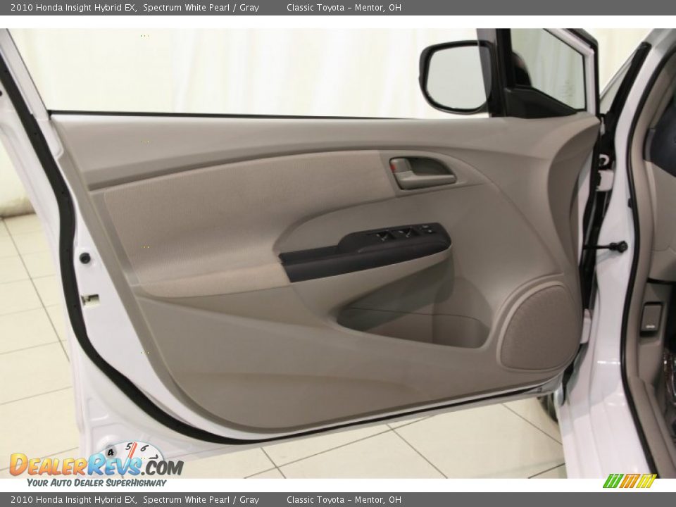2010 Honda Insight Hybrid EX Spectrum White Pearl / Gray Photo #4