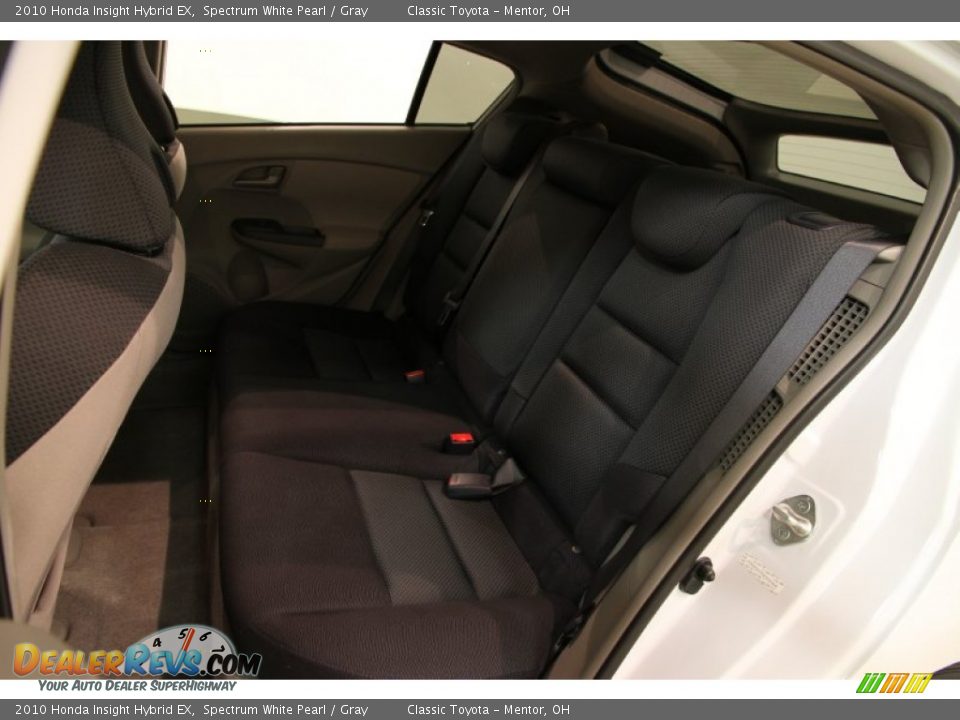 2010 Honda Insight Hybrid EX Spectrum White Pearl / Gray Photo #15