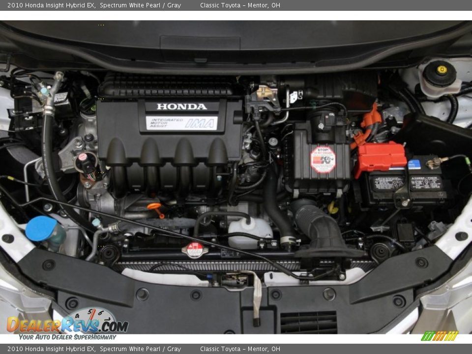 2010 Honda Insight Hybrid EX Spectrum White Pearl / Gray Photo #17