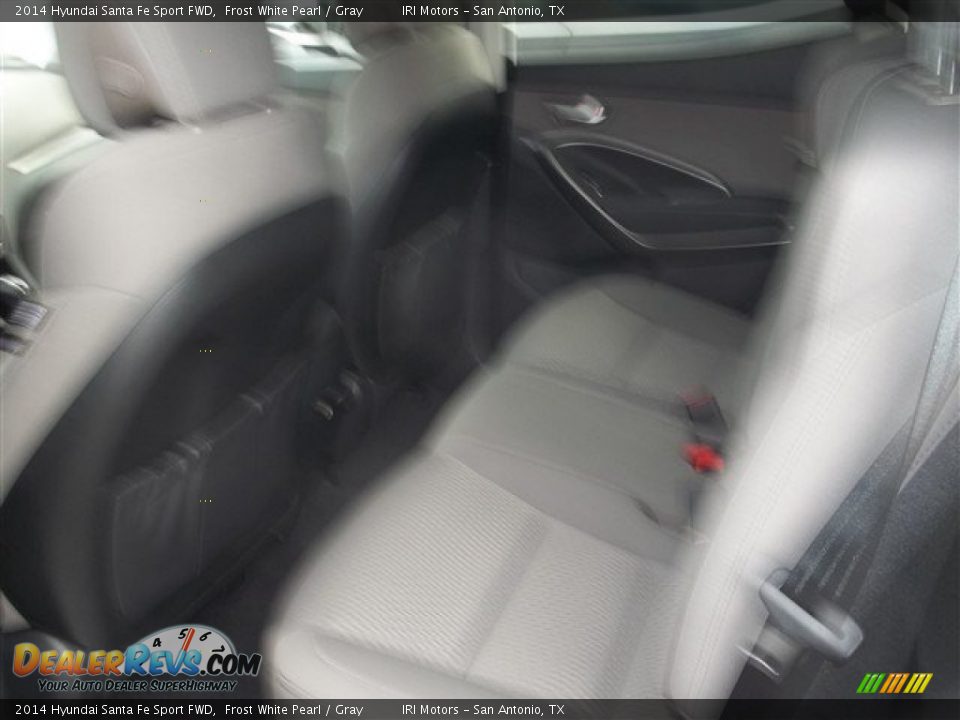 2014 Hyundai Santa Fe Sport FWD Frost White Pearl / Gray Photo #5