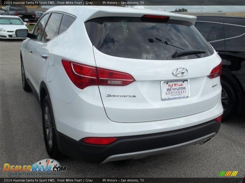 2014 Hyundai Santa Fe Sport FWD Frost White Pearl / Gray Photo #6