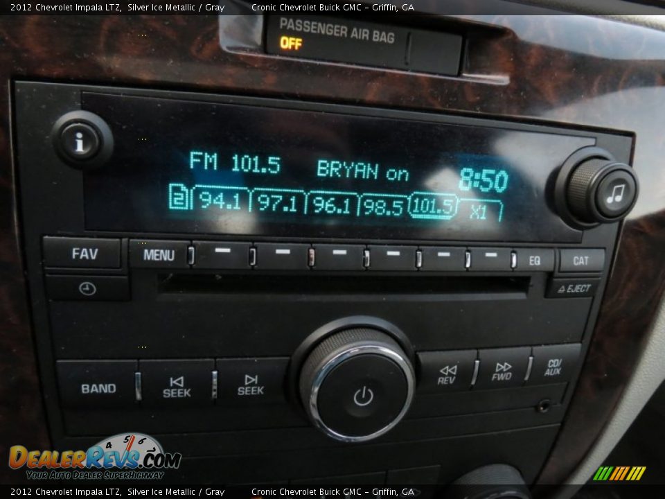 2012 Chevrolet Impala LTZ Silver Ice Metallic / Gray Photo #23